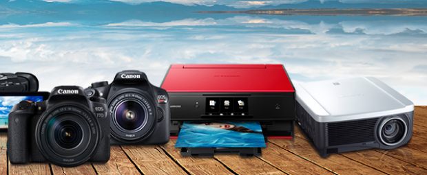 Bannière de produit pour Canon e-store Canada